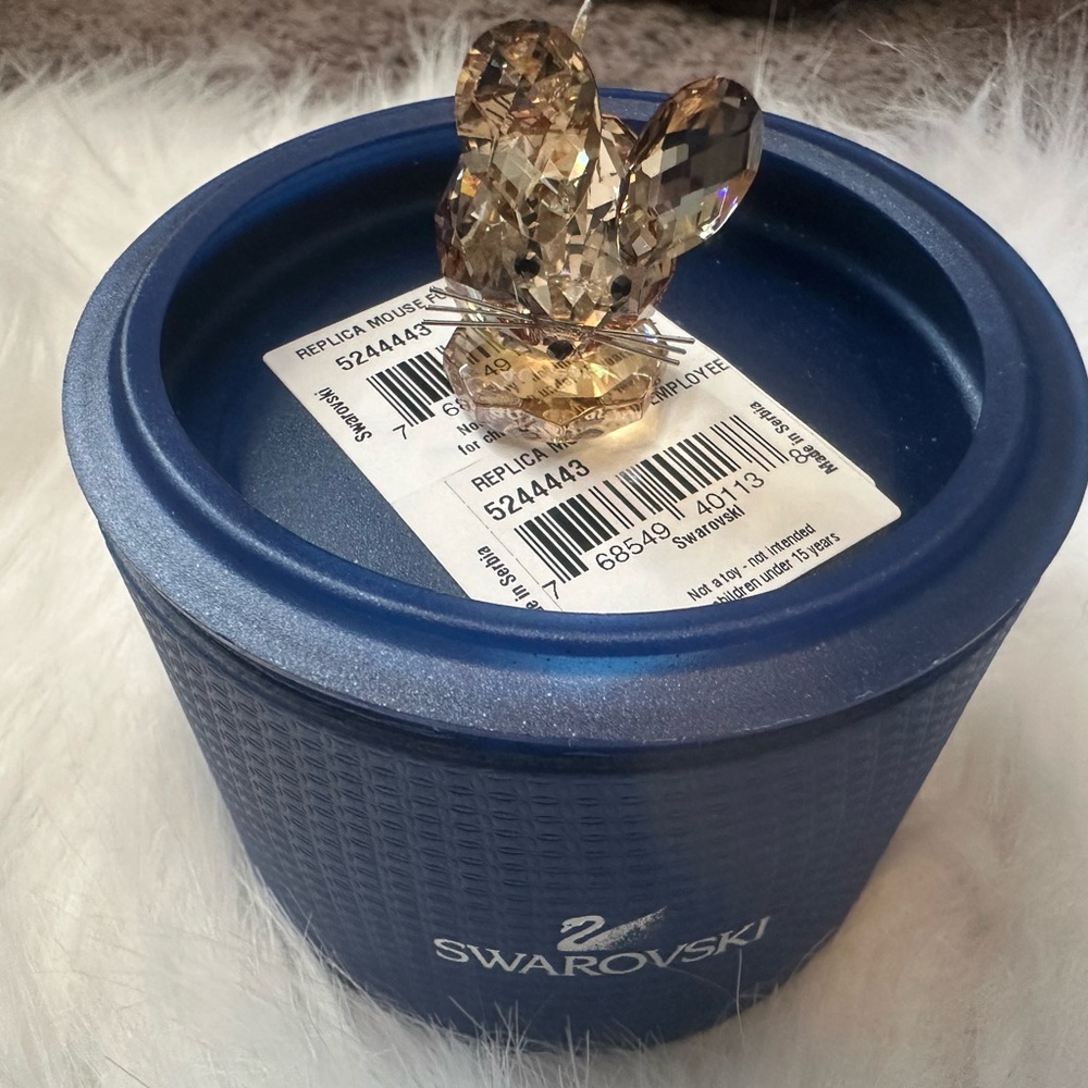Swarovski Crystal Mouse Figurine